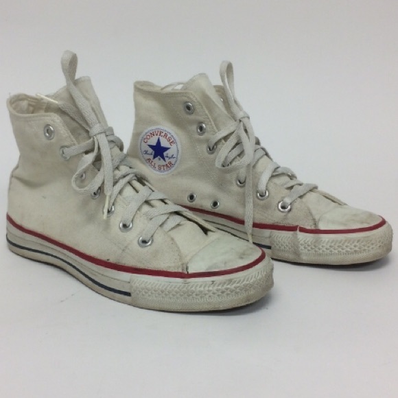 white vintage converse